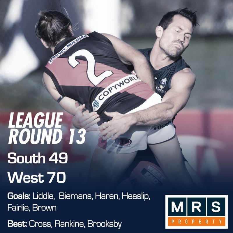 League Match Report - Round 13 - South Adelaide vs West Adelaide League Match Report - Round 13 - South Adelaide vs West Adelaide